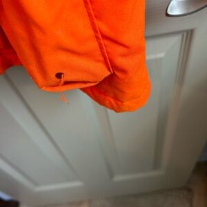 Woolrich insulated hunting jacket with hood and bird bag.